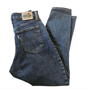 Levis SilverTab Blue Mom Jean High Rise